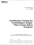 Bellcore certification image